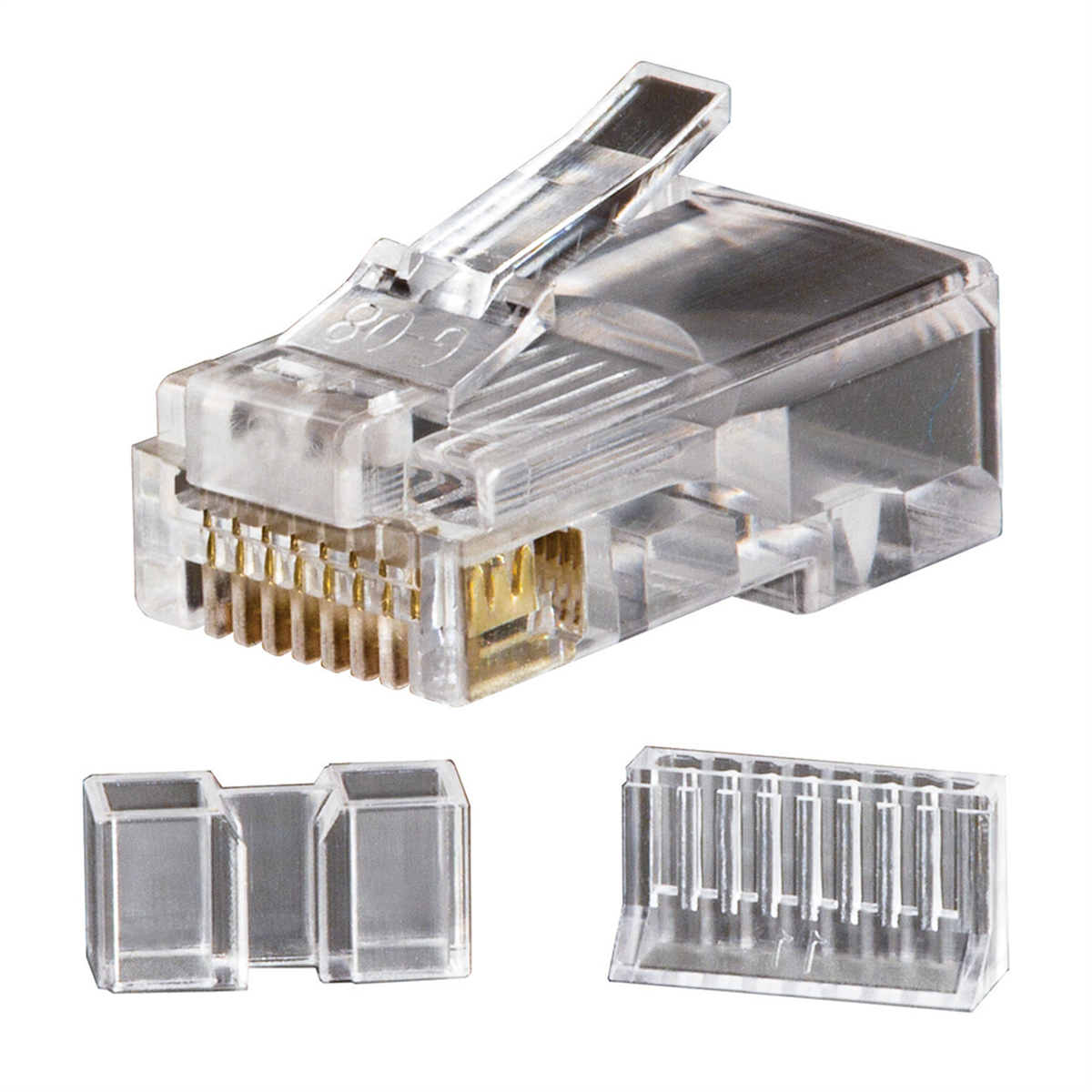 Klein Tools Modular Data Plugs RJ45 CAT6, 25-Pack