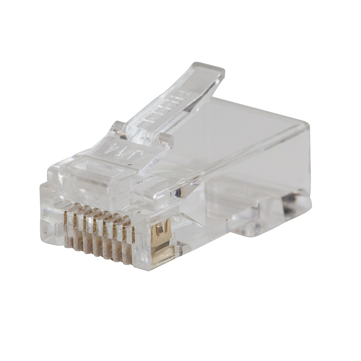 Klein Tools Pass-Thru&trade; Modular Data Plug, RJ45- CAT5E, 50-Pack