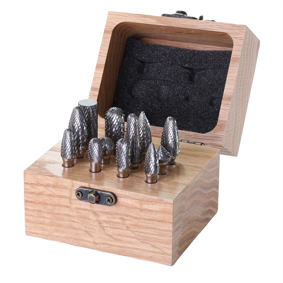 KnKut 12 Piece Carbide Burr Set with 1/4-inch Shanks