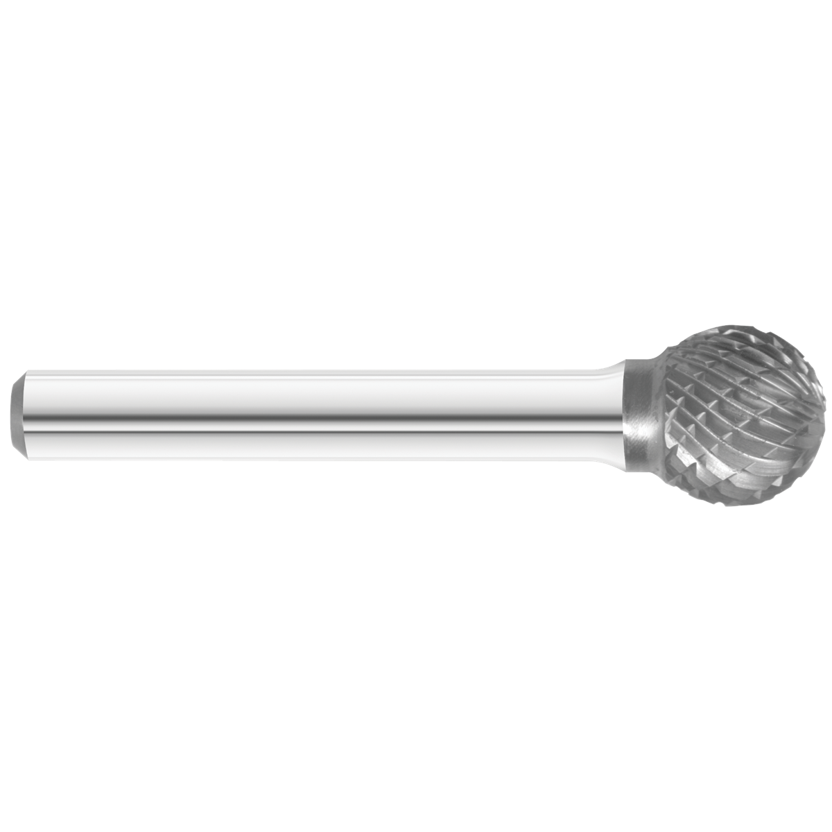 Knkut Knkut Sd-5 Ball Shape Carbide Burr 1/2" X 1/2" X 2-1/4" Oal With 1/4" Shank