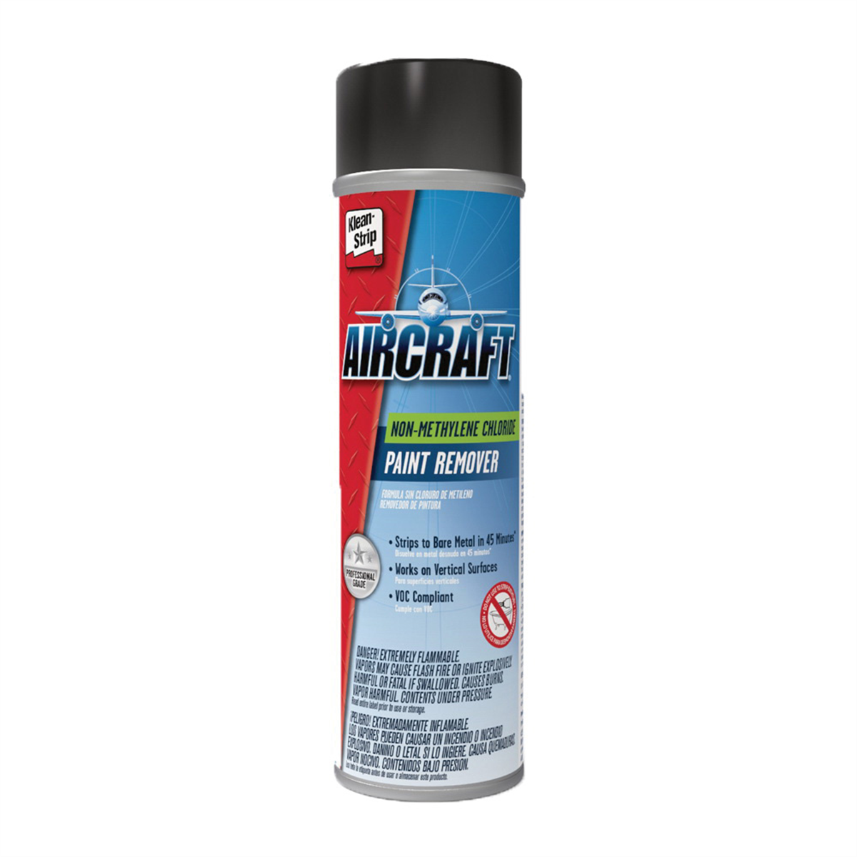 Klean Strip Aircraft EAR2000 Professional Grade Paint Stripper, 15 oz Aerosol Can, Off-White, Liquid