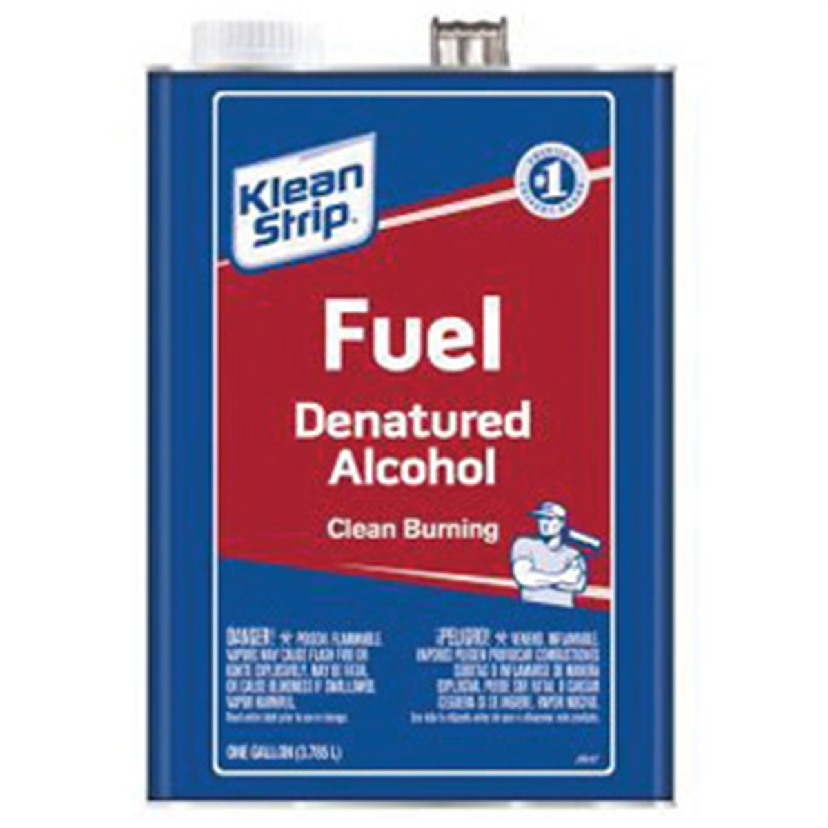 Klean Strip QSL26 Denatured Alcohol Fuel, 1 qt Can, Water White