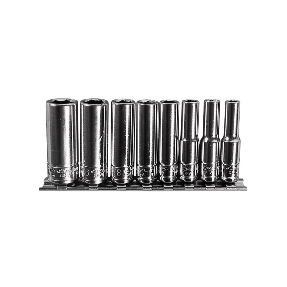 K Tool International 8-PIECE 1/4 " DR 6-PT SAE DEEP