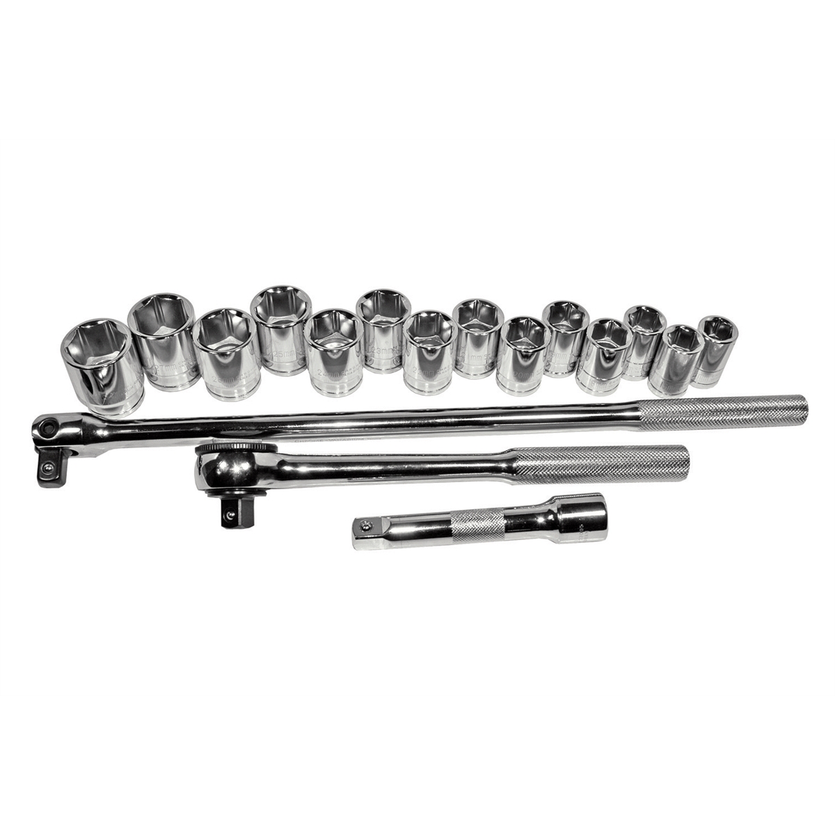 K Tool International SOC SET 1/2" DR 17 PC MM