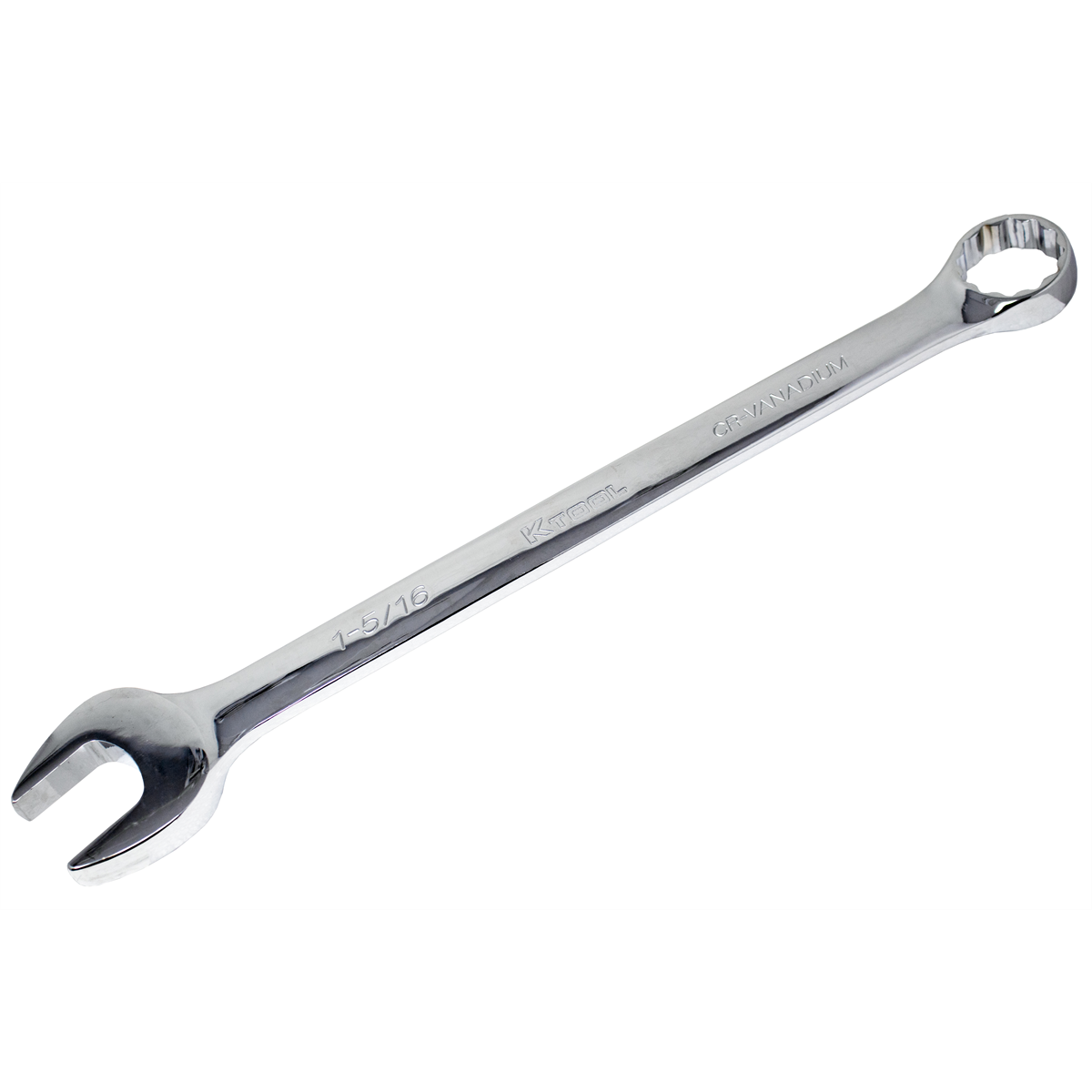 K Tool International Wrench 1-5/16 Inch Combination 12 Point 15 Degree High Polish