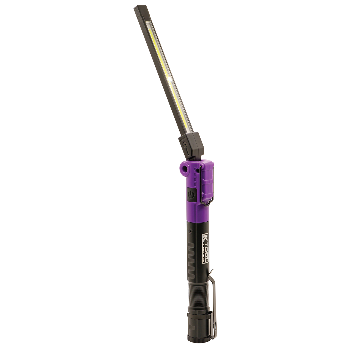 K Tool International 350 Lumen 3-Way Foldable Slim Work Light (Purple)