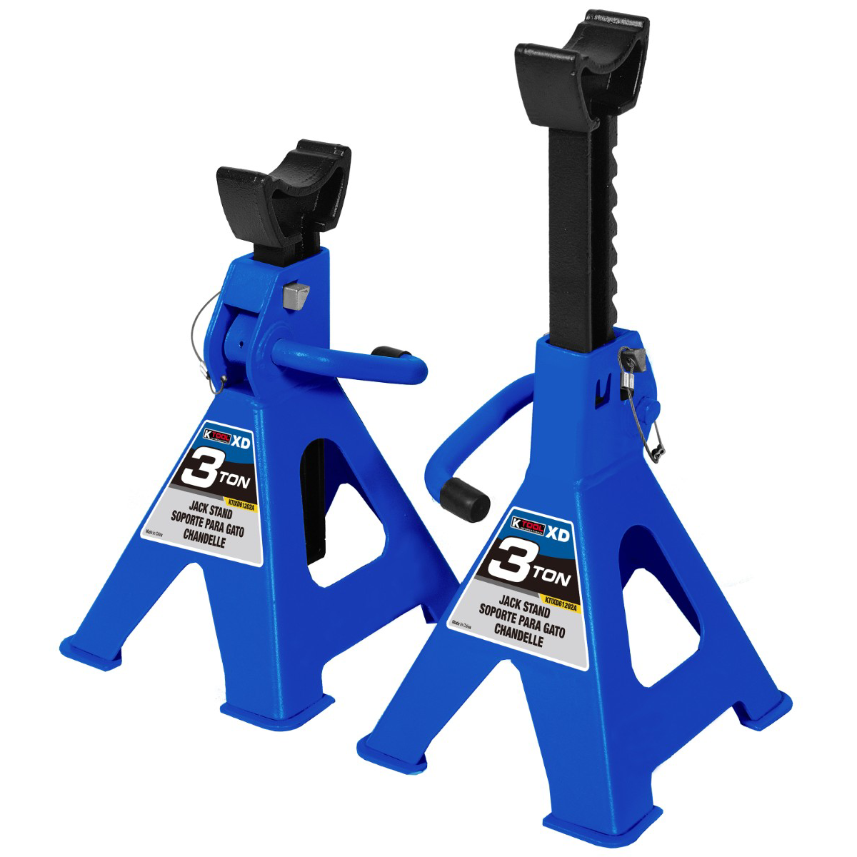 K Tool International Jack Stands 3 Ton (Pair)