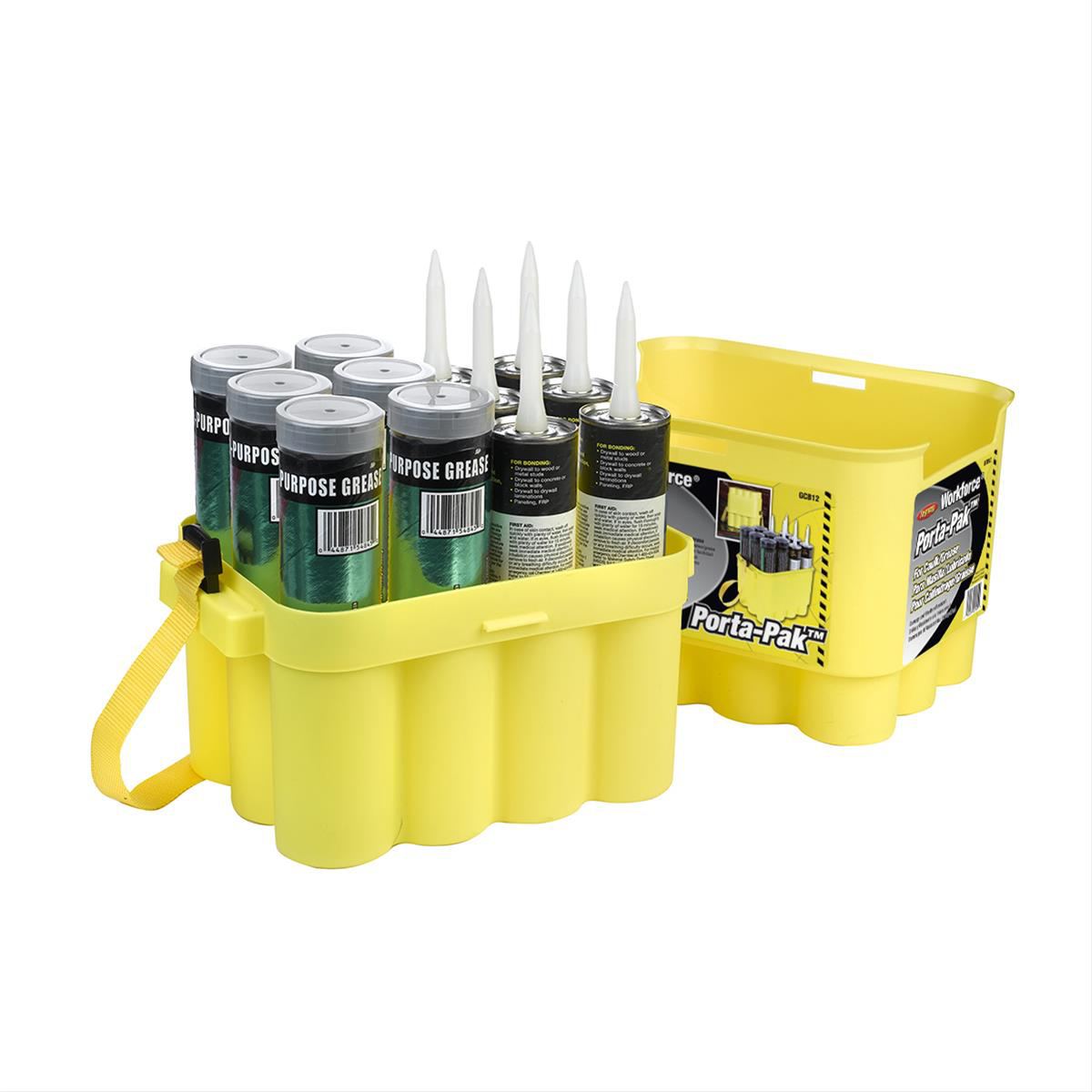Legacy Manufacturing Workforce Porta-Pak: 12-Pack Grease and Caulk Tube Storage Box