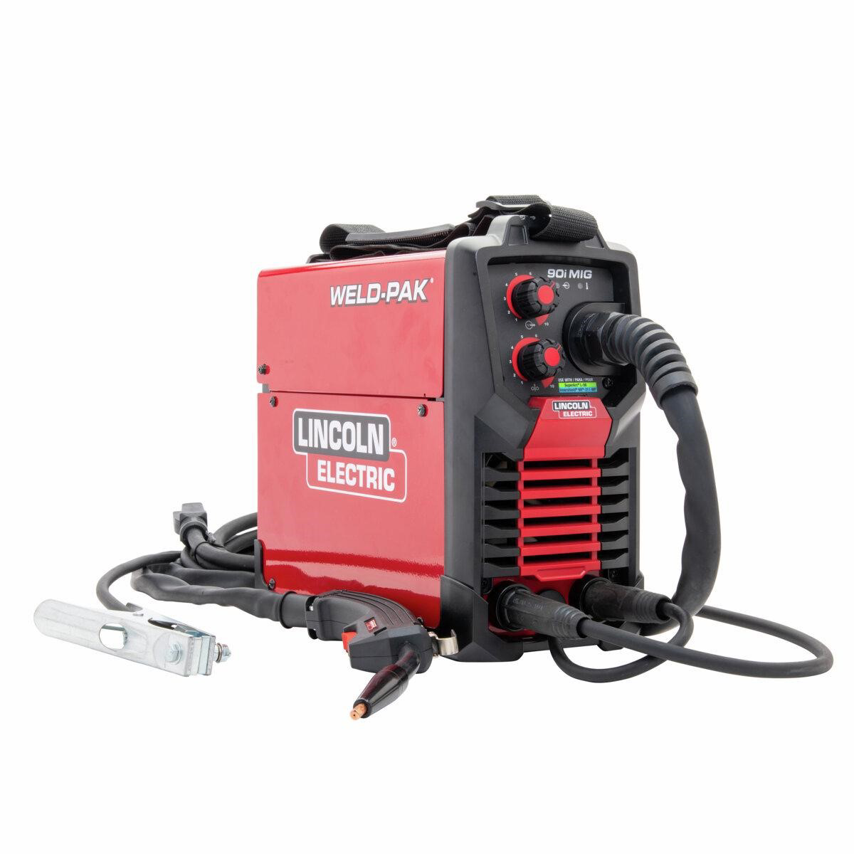 Lincoln Electric WELD-PAK 90i MIG and Flux-Cored Wire Feeder Welder with Gas Regulator