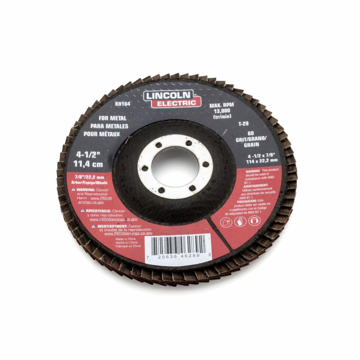 Lincoln Electric 4.5-inch  60 Grit Flap Disc