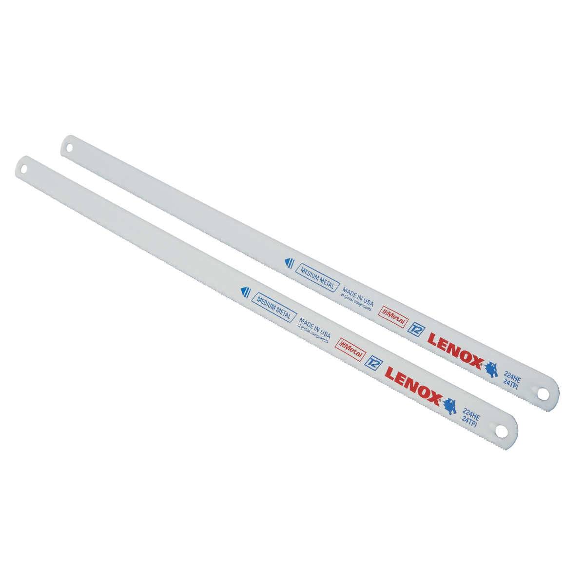 Lenox Tools 12 Inch 32 TPI Bi-Metal Hacksaw Blades - 2 Pack