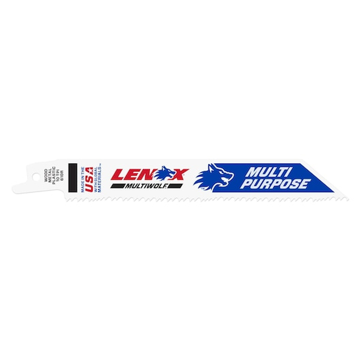 Lenox Tools 6 Inch 10 TPI Bi-Metal Reciprocating Saw Blade - 1 Pack