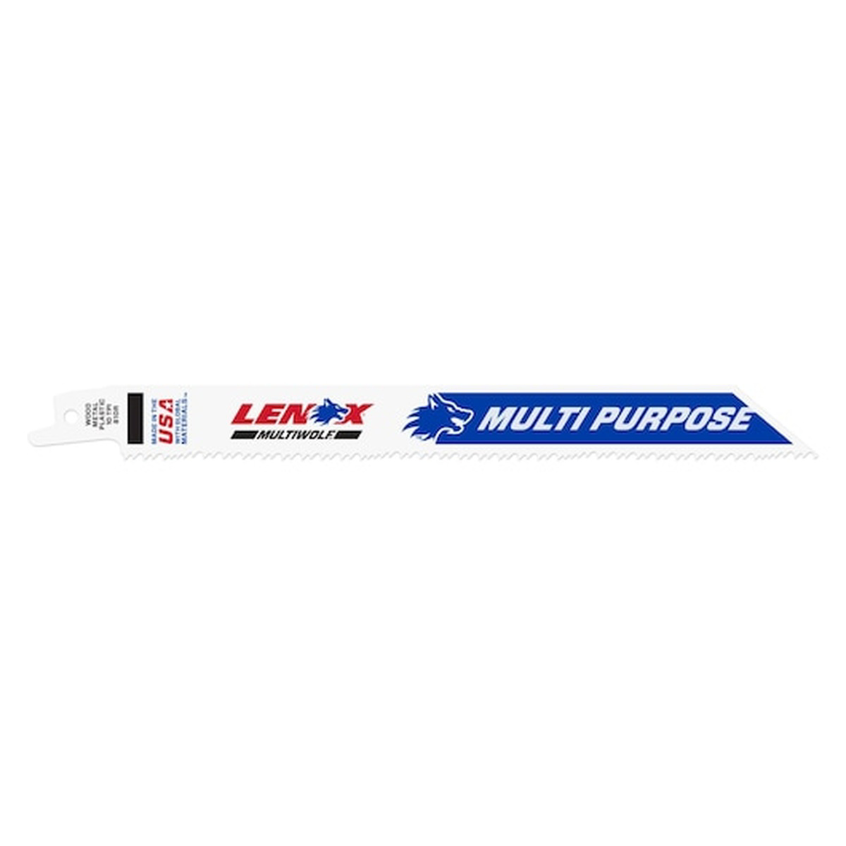 Lenox Tools 8 Inch 10 TPI Bi-Metal Reciprocating Saw Blade - 1 Pack