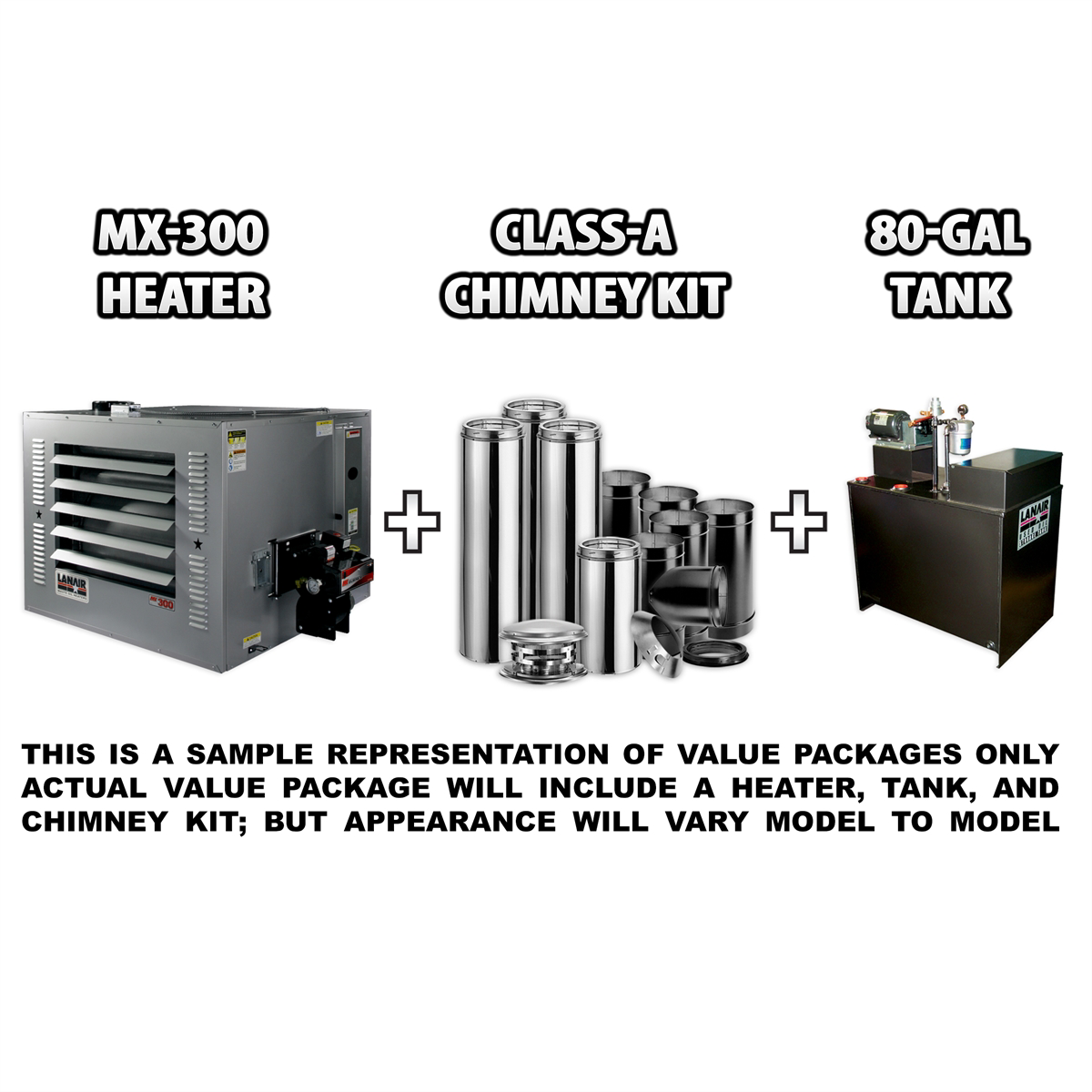 Lanair Products MX-300 HEATER PK B-NO STAND