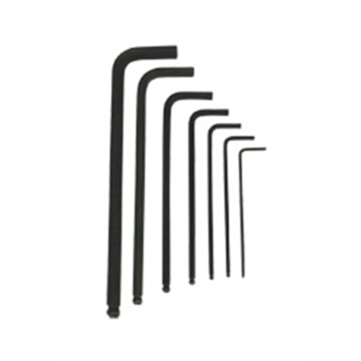Lisle HEX KEY SET 7 PC BALL END METRIC 2-8MM