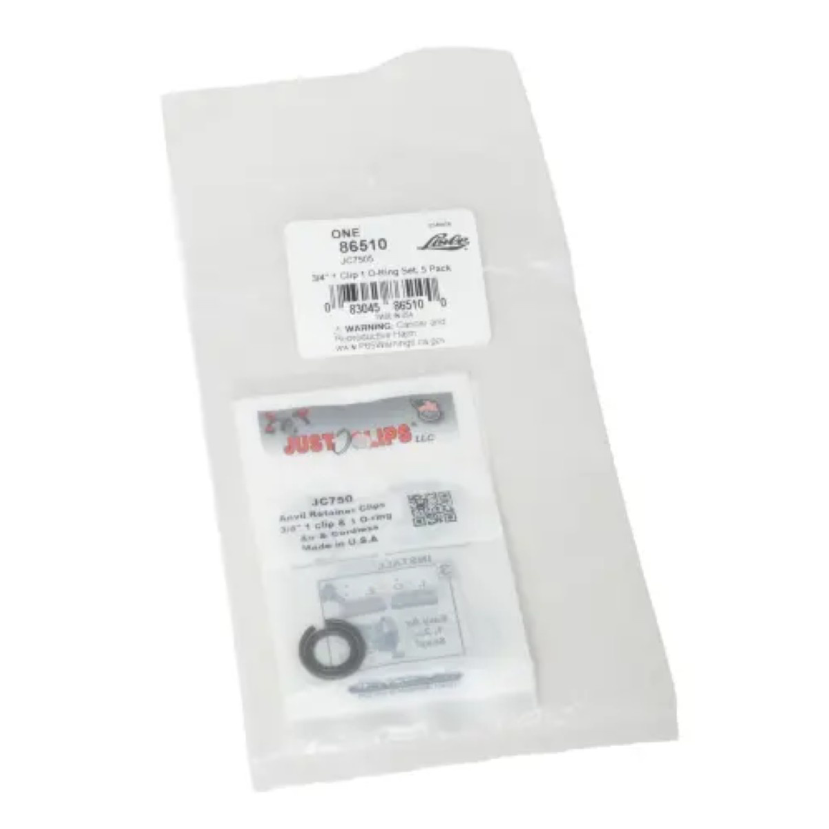 Lisle JC7505 3/4-inch 1 Clip & 1 O-Ring Set 5 Pack