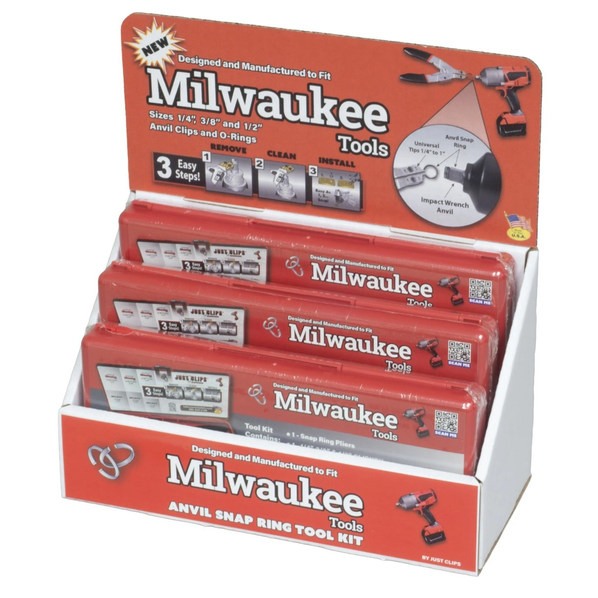 Lisle MTK3P MTK 3pc & 3 Step CB Display