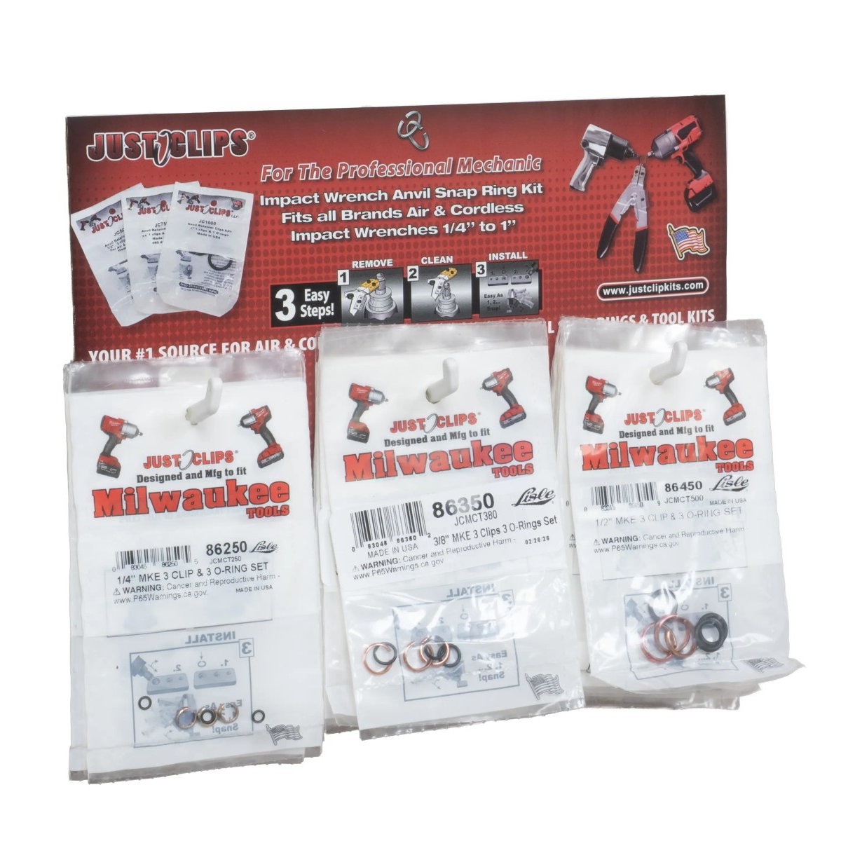 Lisle MCTSRD MKE 5X1/4 10X3/8 10X1/2 3Hook CB
