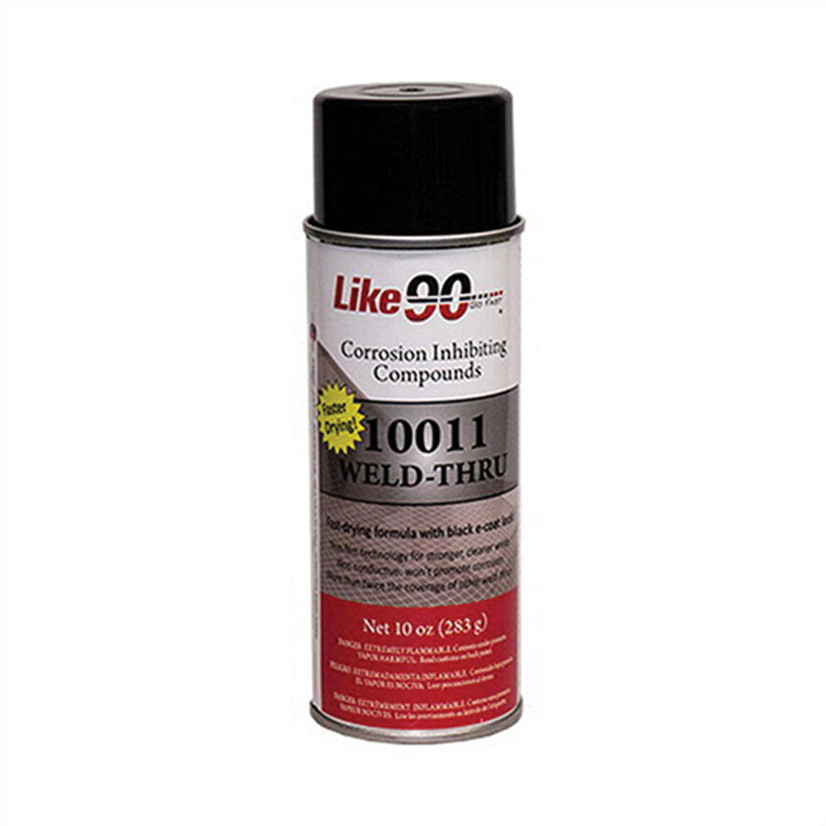 Like 90 10011 CIC Weld-Thru Aerosol, 10 oz Aerosol Can, Black