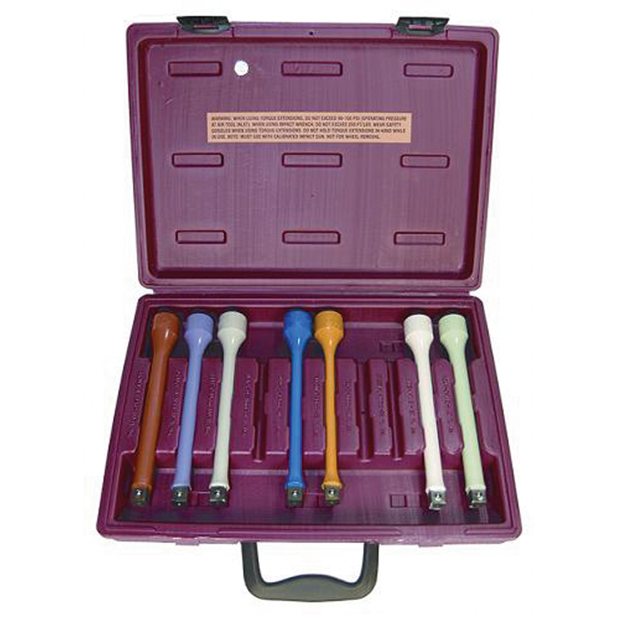 Milton Industries Lti Tool By Milton 7 Piece 1/2 Drive Wheel Torque Extension Kit