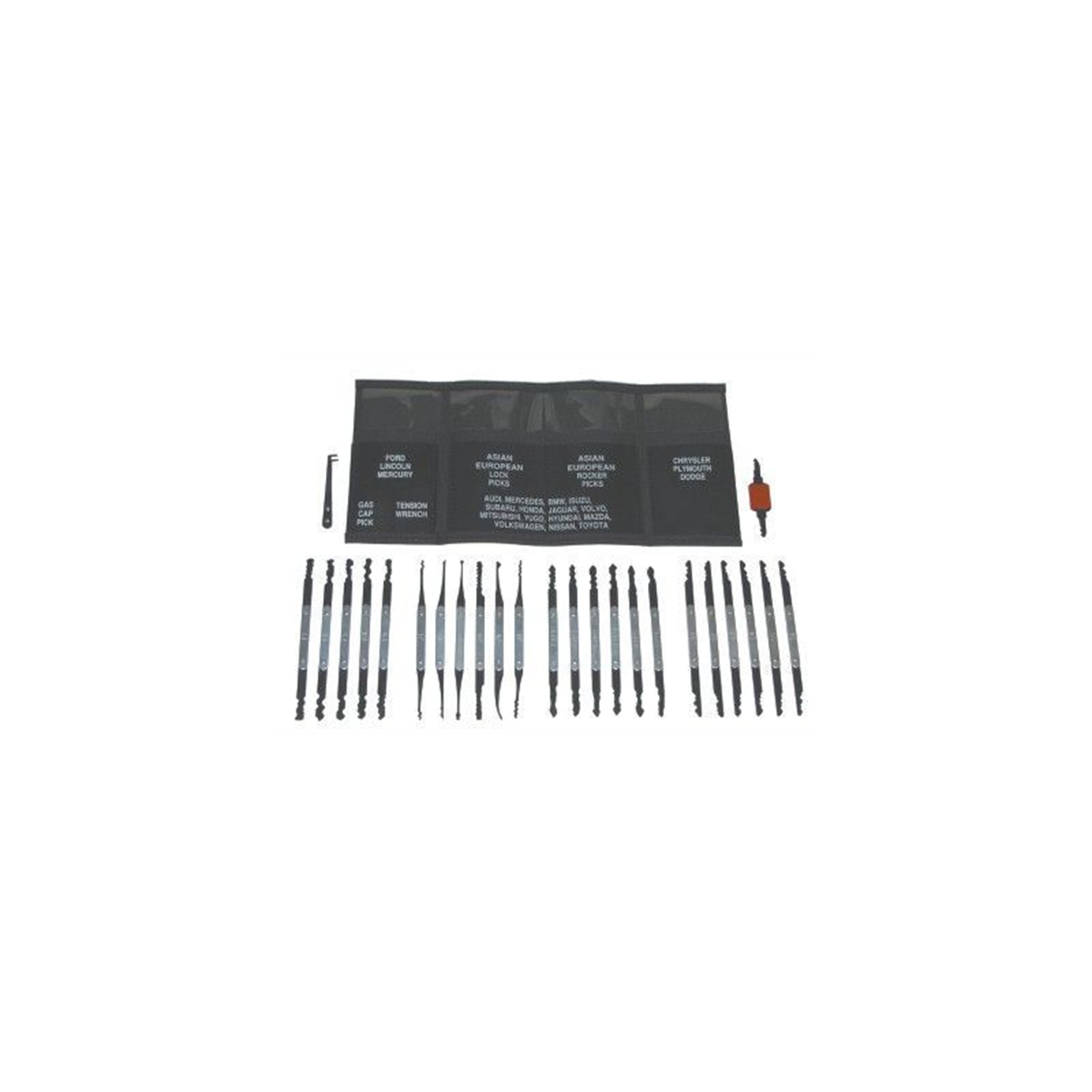 Milton Industries Lti Tool By Milton Lock Pick Set 25pc Ford-chry-foreig