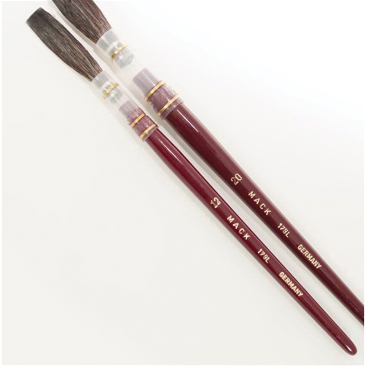 Mack Brushes 179L-1 179L Series Kazan Squirrel Hair Lettering Pencil Quill, #1 Brush, 3/4 in L, Brown
