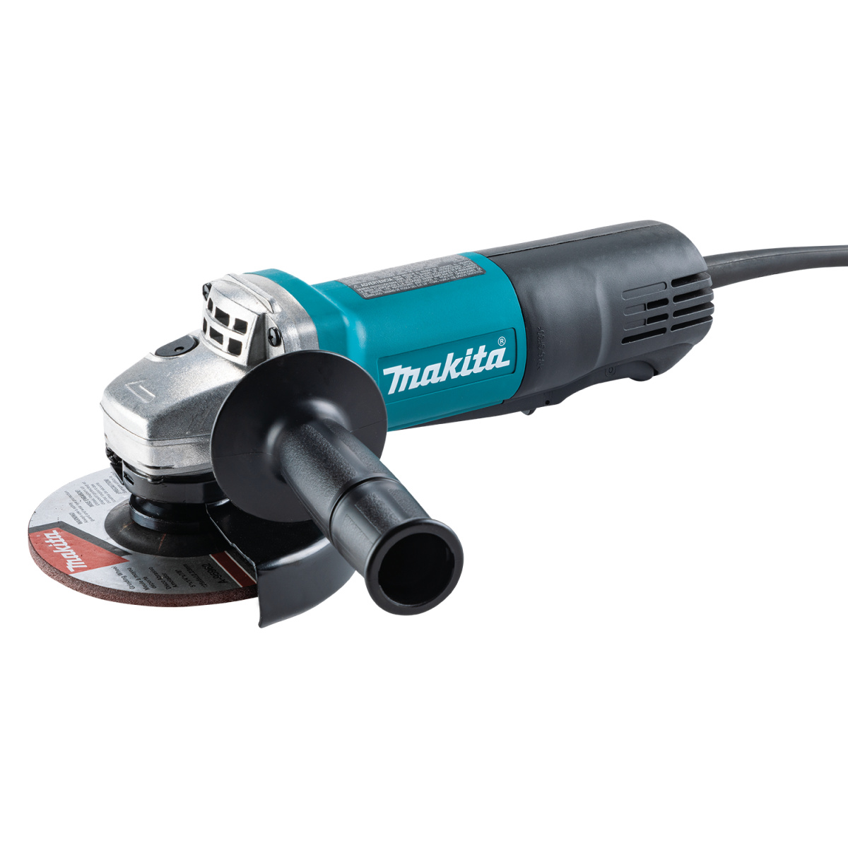 Makita 5 Inch Paddle Switch Angle Grinder 7.5 AMP 10000 RPM 5/8-11 AC/DC lock off/lock on