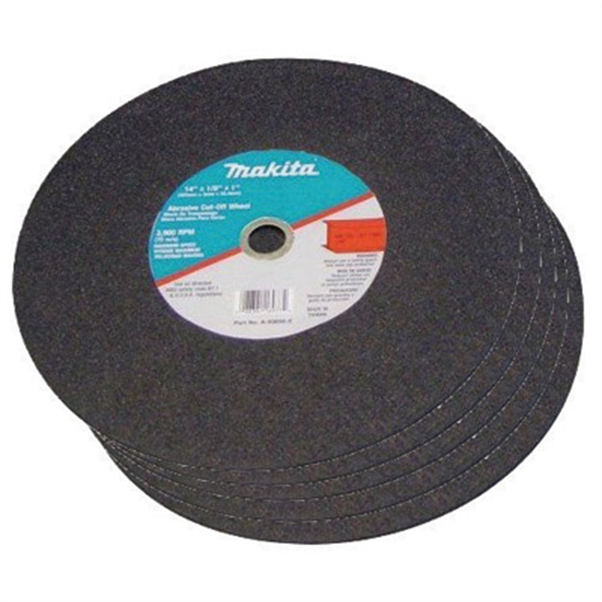 Makita 14" x 1" x 1/8" Abrasive Cut Off Wheel (Pack of 5)