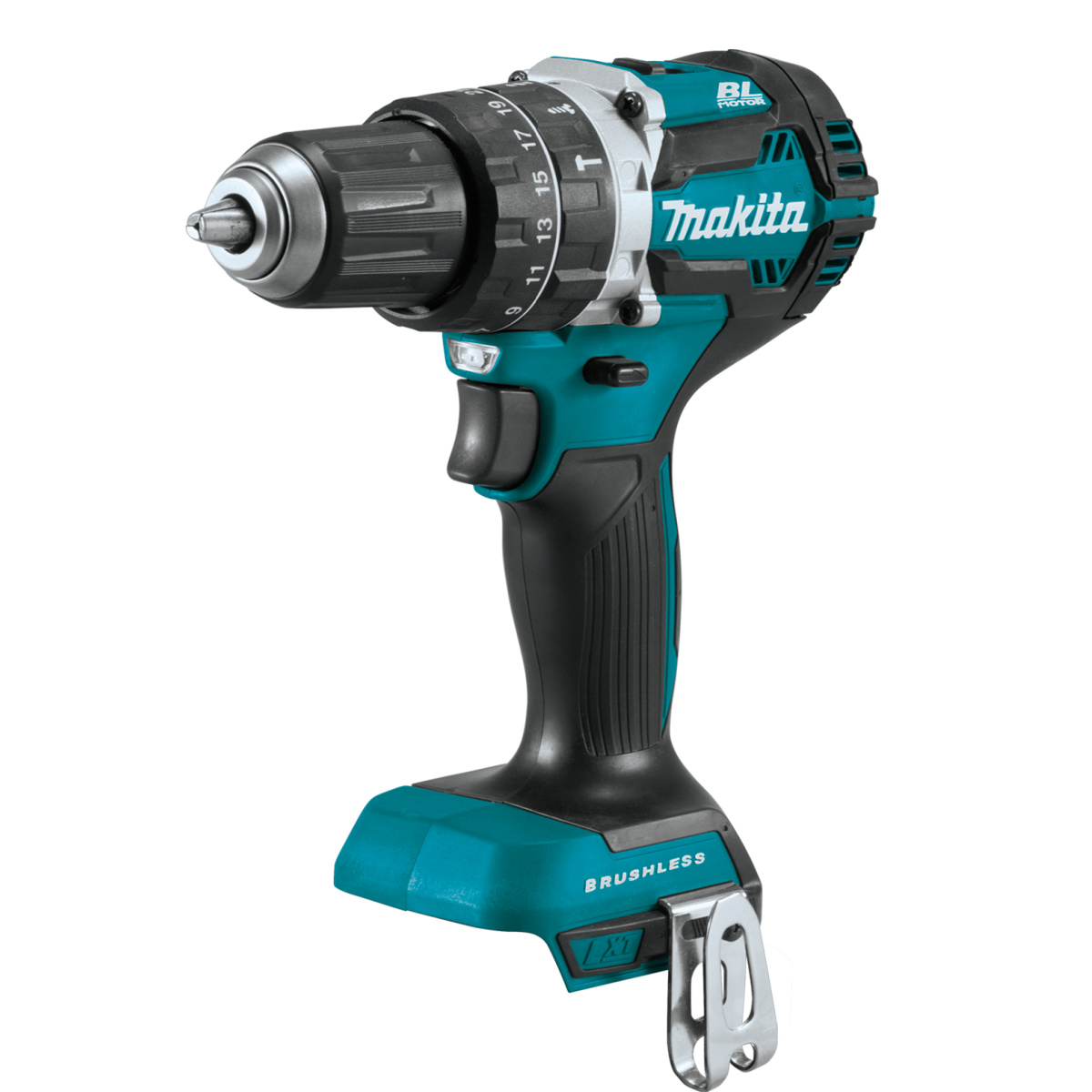 Makita 18V LXT Lithium-Ion Compact Brushless Cordless 1/2 inch Hammer Driver-Drill, Tool Only