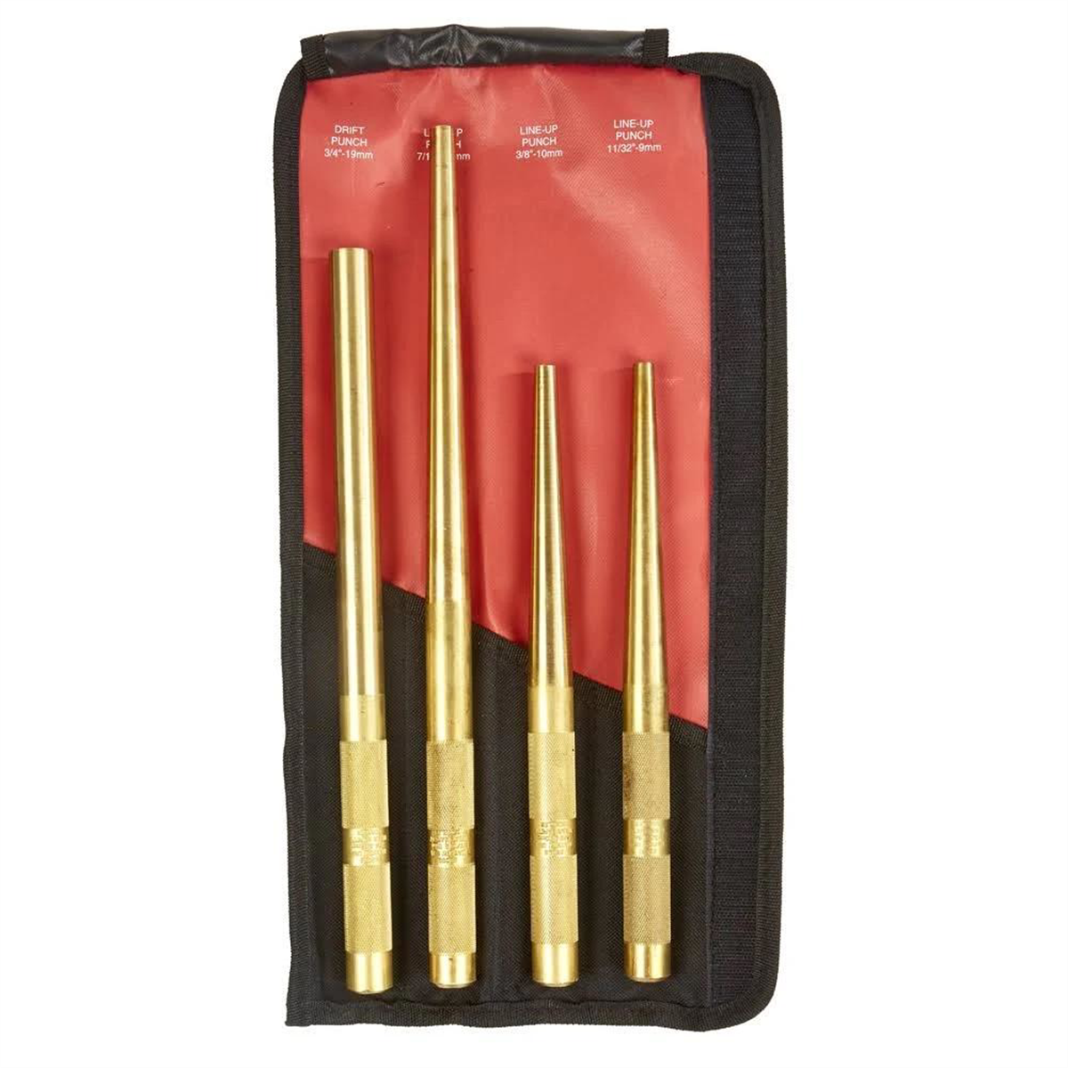 Mayhew 4 PC X-Long Brass Punch Set