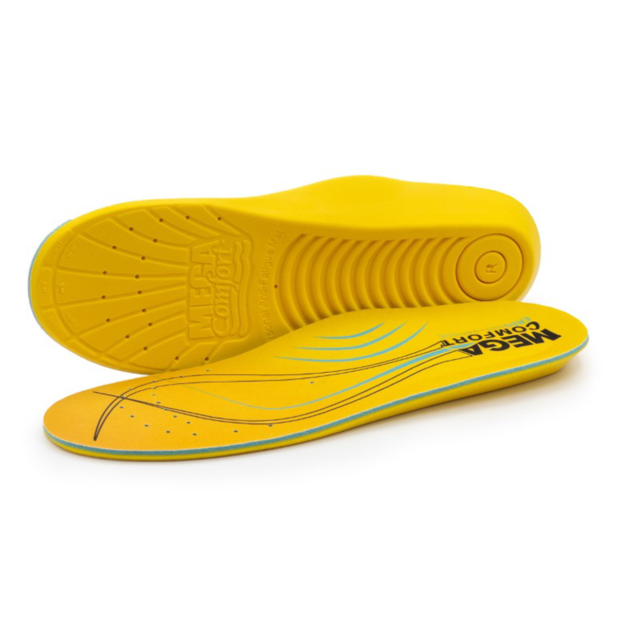 Mega Comfort Insole - Ergo Anti-fatigue - Unisex - Size: Large (men's 10-11, Women's 12-13)