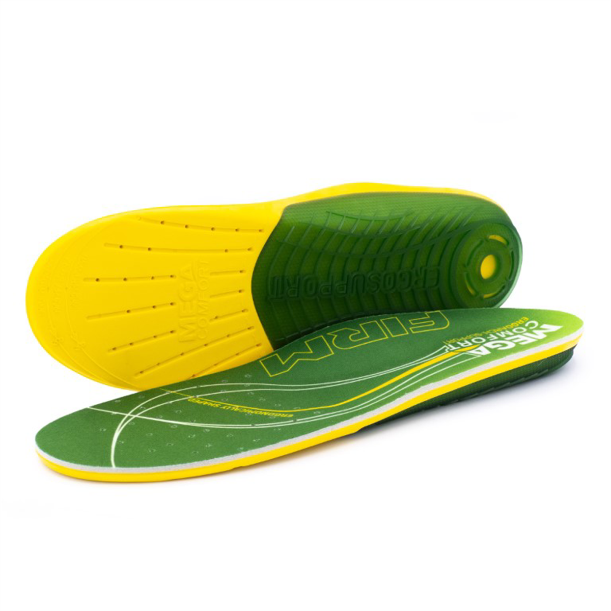 MEGA Comfort Insole - ERGO Firm Arch Support - Unisex - Size: Medium (Men's 8-9, Women's 10-11)