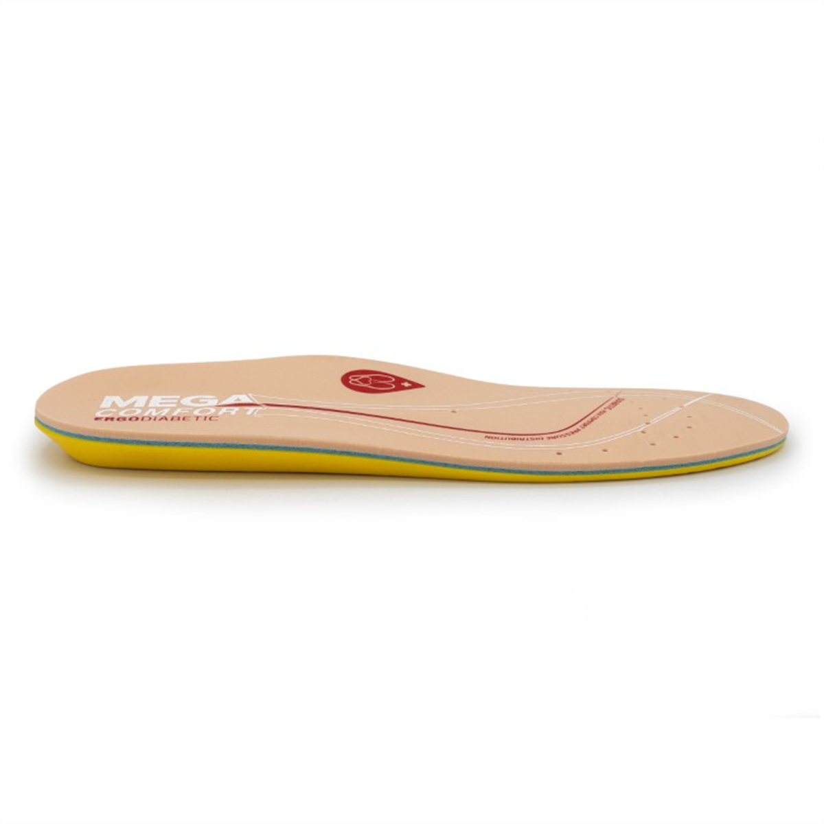 MEGA Comfort Insole - ERGO Diabetic  - Unisex - Size: Large (Men's 10-11, Women's 12-13)
