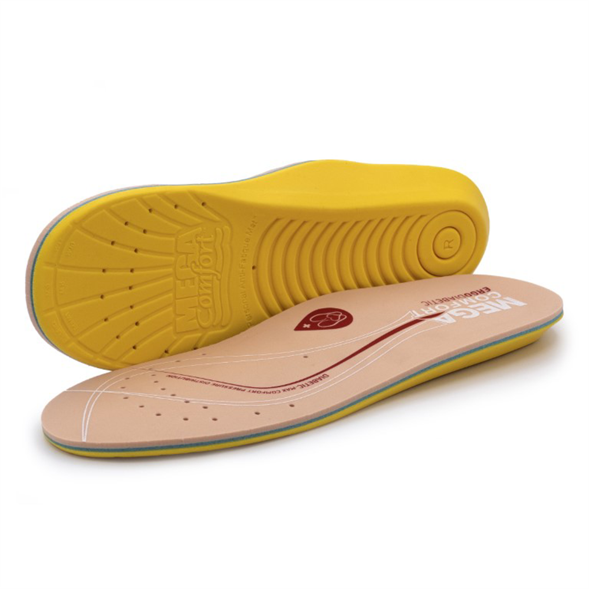 MEGA Comfort Insole - ERGO Diabetic  - Unisex - Size: XL (Men's 12-13)