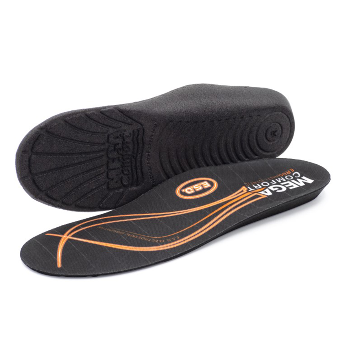 Mega Comfort Insole - Ergo Anti-static - Unisex - Size: Small (men's 6-7, Women's 8-9)