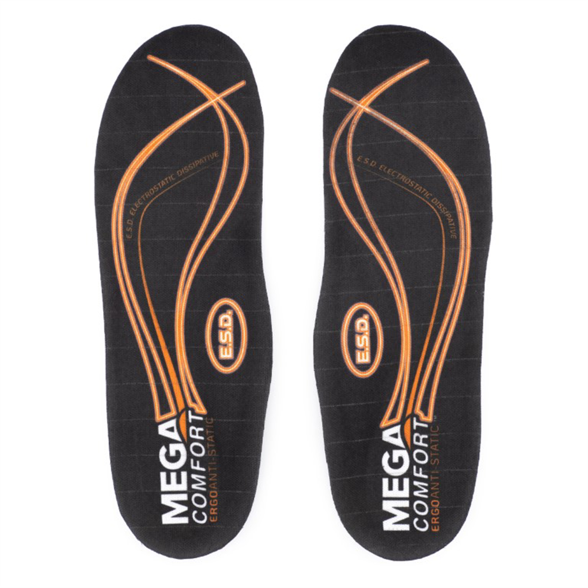 Mega Comfort Insole - Ergo Anti-static - Unisex - Size: Xl (men's 12-13)