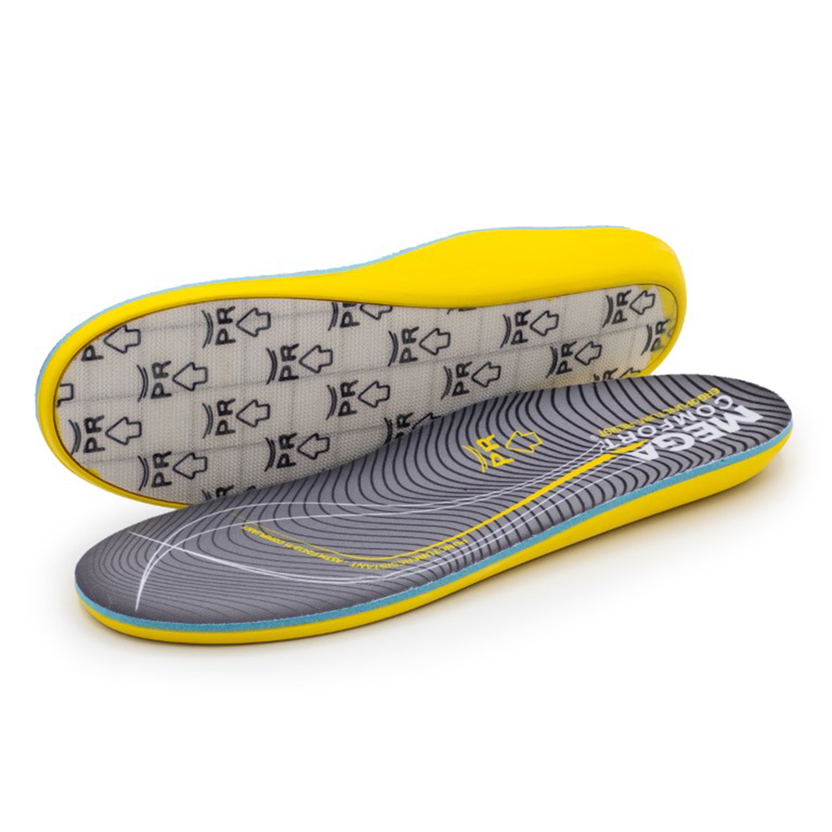 Mega Comfort Insole - Ergo Puncture Resistant - Unisex - Size: Xl (men's 12-13)
