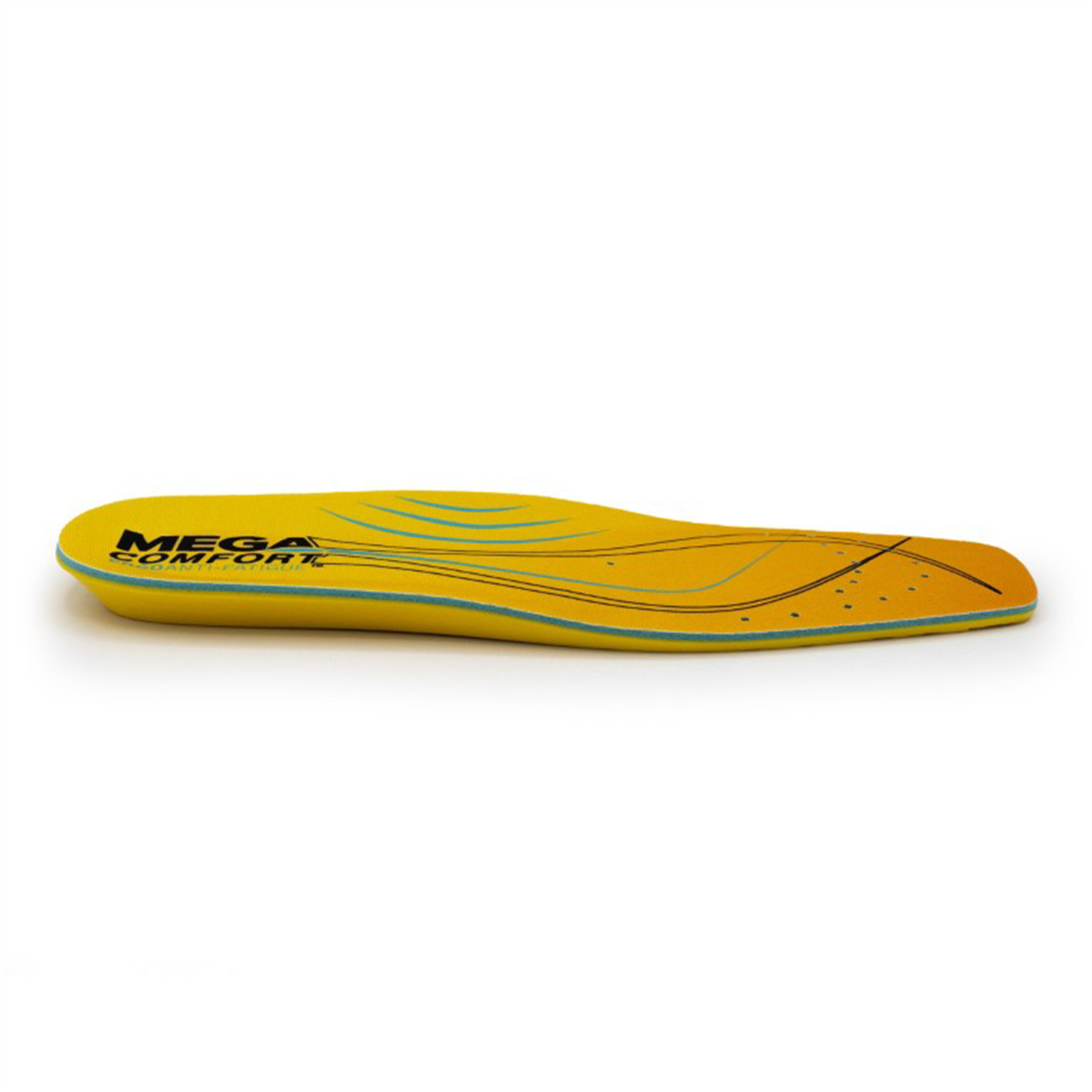 MEGA Comfort Insole - ERGO Anti-Fatigue Square Toe  - Unisex - Size: XL (Men's 12-13)