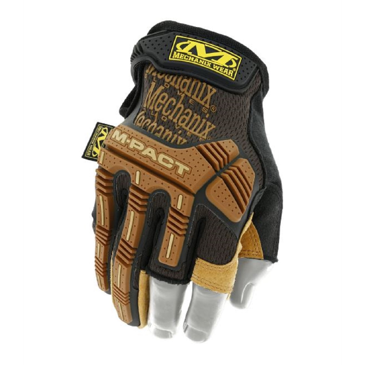 Mechanix Wear M-pact Framer Leather Large 10 Tan/black
