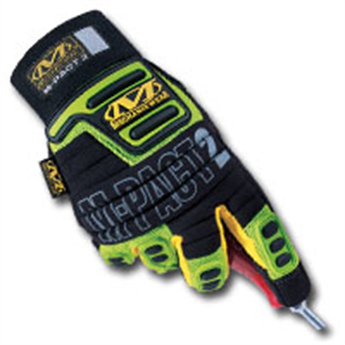 Gloves M-pact Ii Green Medium