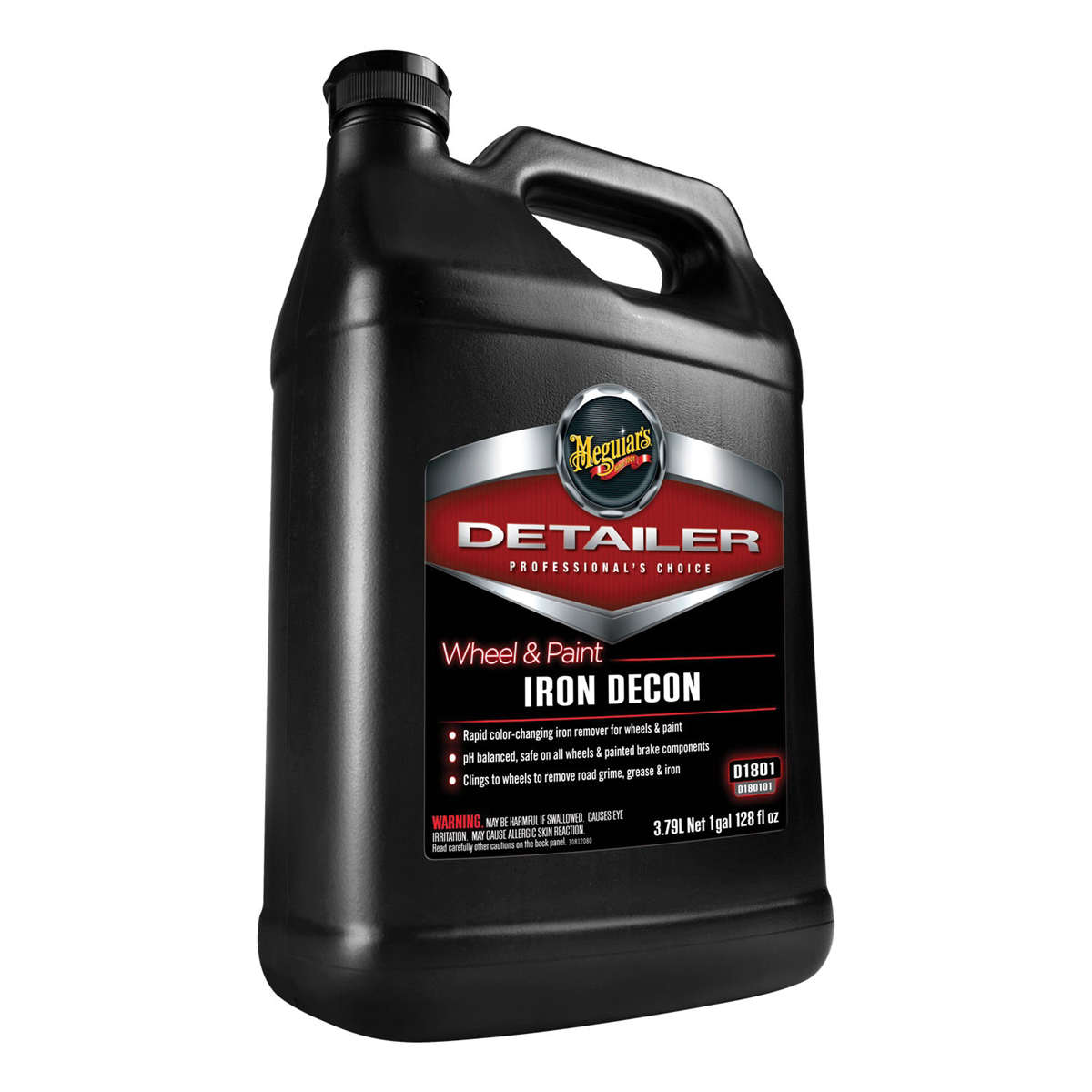 Meguiars Detailer D180101 Wheel and Paint Iron Decon, 1 gal Jug, Orange/Red, Liquid