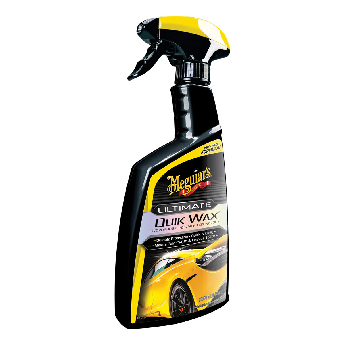 Meguiars G200924 Ultimate Quik Wax, 24 oz Spray Bottle, Gloss Shine, White, Liquid