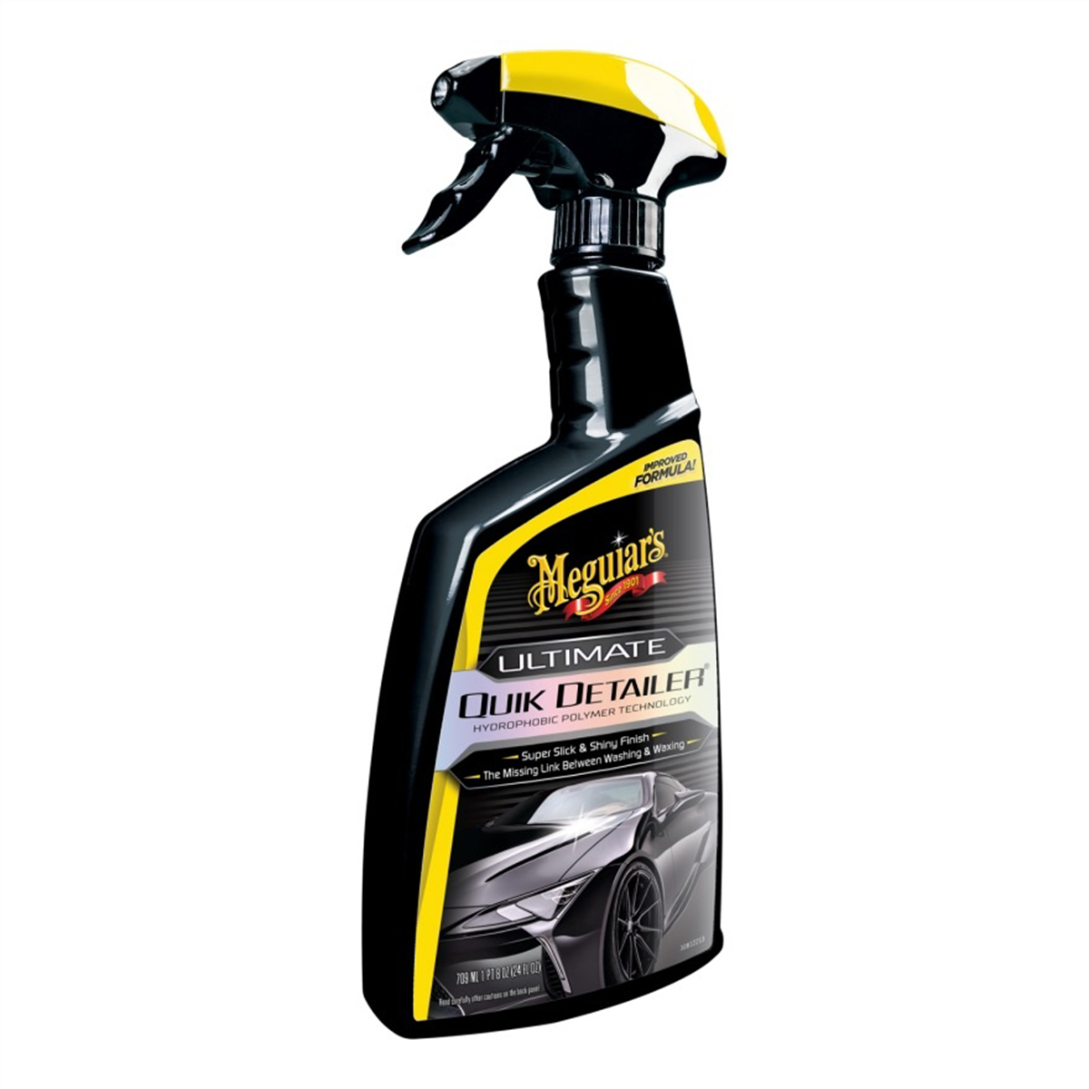 Meguiars G201024 Ultimate Quik Detailer, 24 oz Spray Bottle, Gloss, Off-White, Liquid