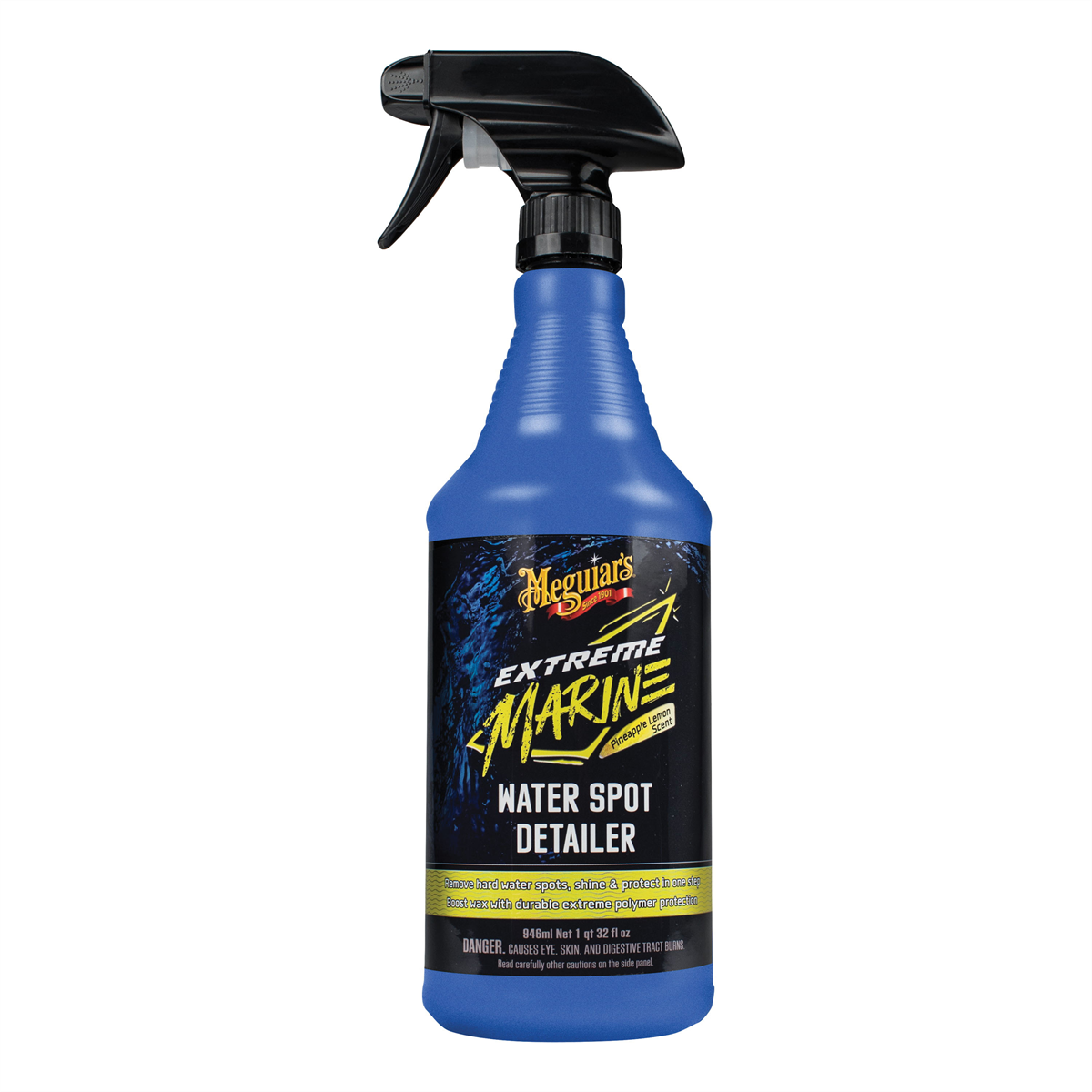 Meguiars M180232 Extreme Marine Water Spot Detailer, 32 oz Aerosol Can, Liquid