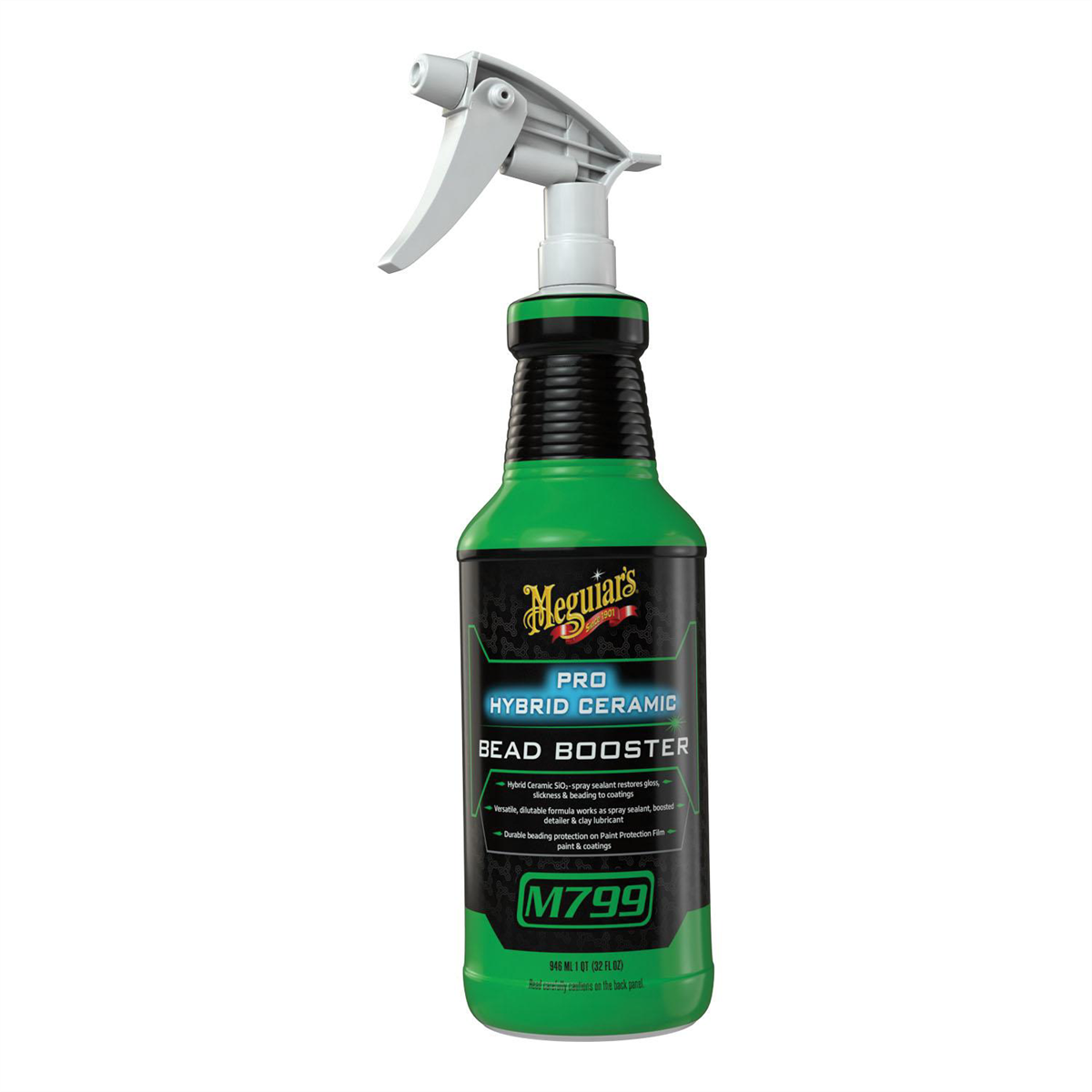 Meguiars M79932 Pro Ceramic Bead Booster, 32 oz Spray Bottle, Gloss, Milky White, Liquid