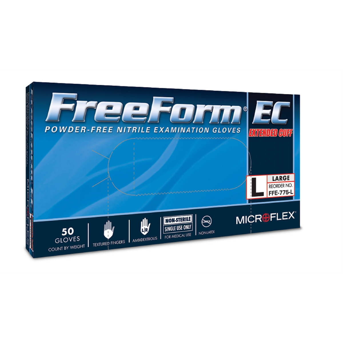 Microflex Freeform Ec Nitrile Gloves S 50pk