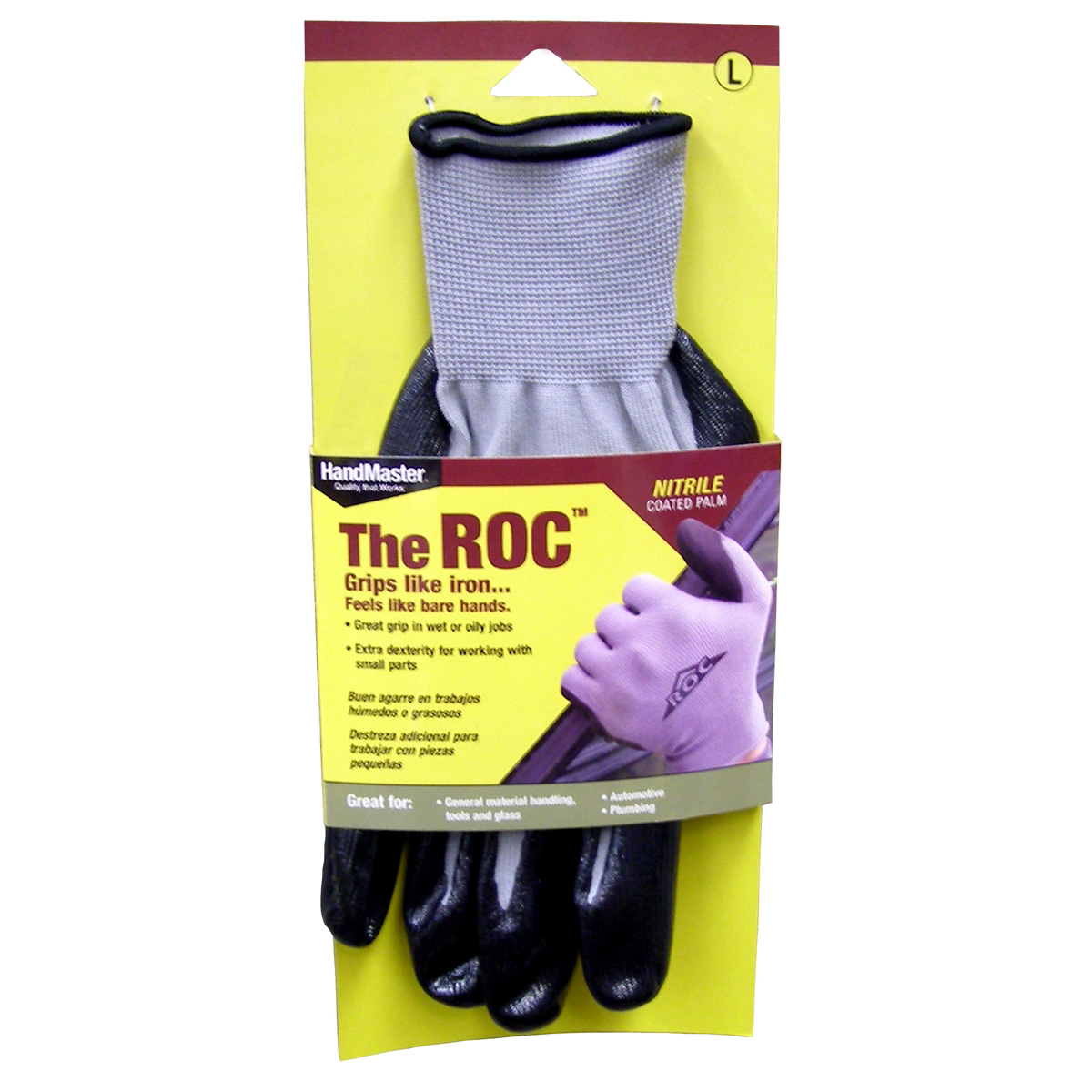 Magid Glove & Safety GLV ROC LRG BLK & GRY 1 PR