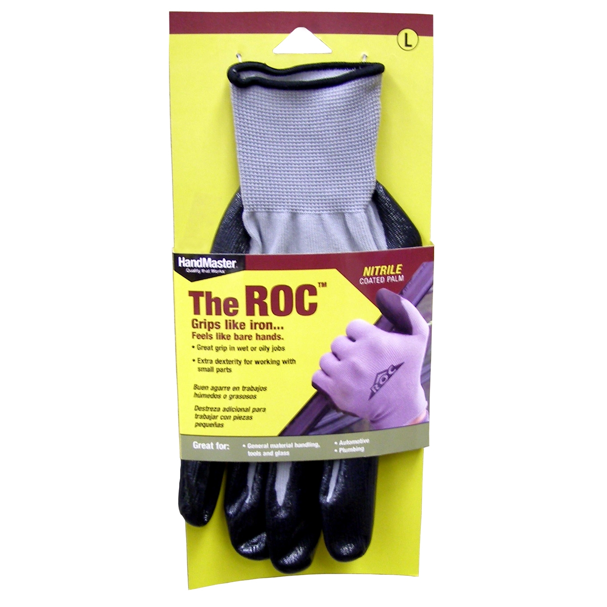 Magid Glove & Safety GLV ROC MED BLK & GRY 1 PR COATPLM