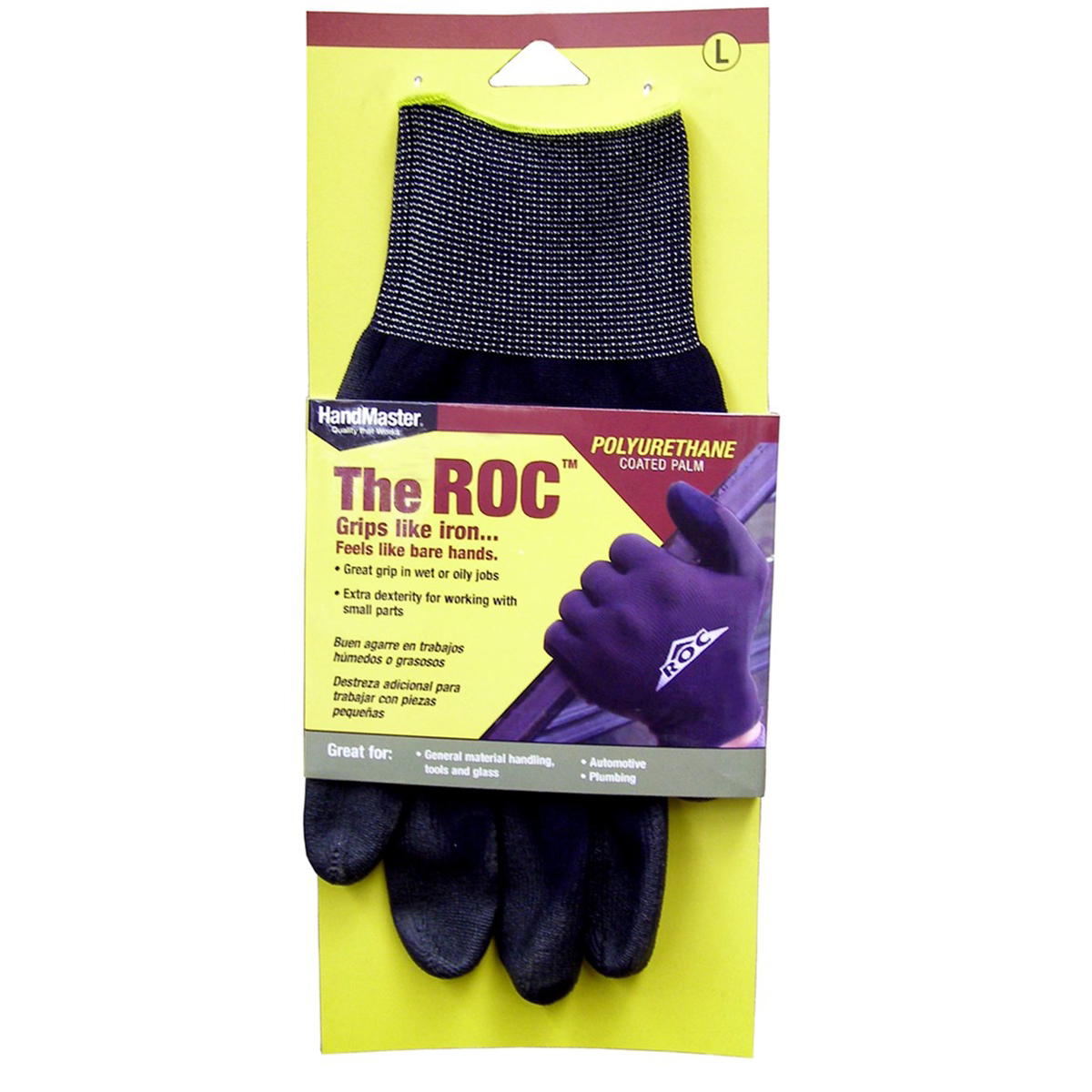 Magid Glove & Safety GLV ROC LRG BLK 1PR POLYU