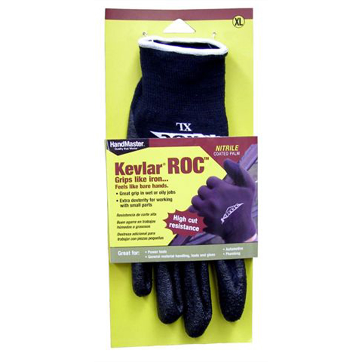 Magid Glove & Safety GLV ROC MED BLK 1PR KEVLAR